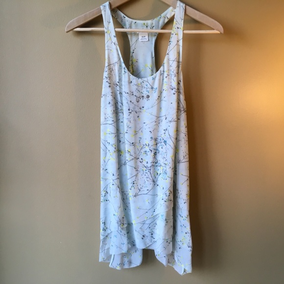 CLUB MONACO Silk Racerback Top - Picture 3 of 11